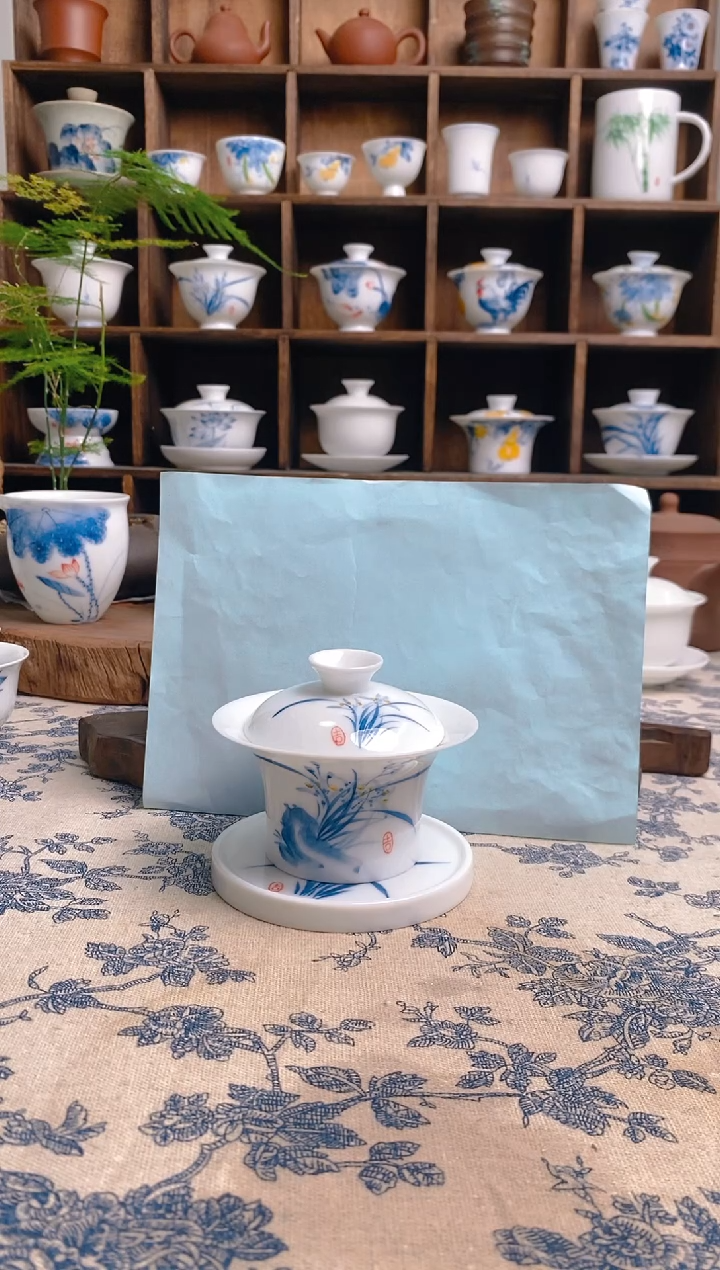 【闪购商品】盖碗/杯群芳斋闪购链接（以闪拍图片为准）