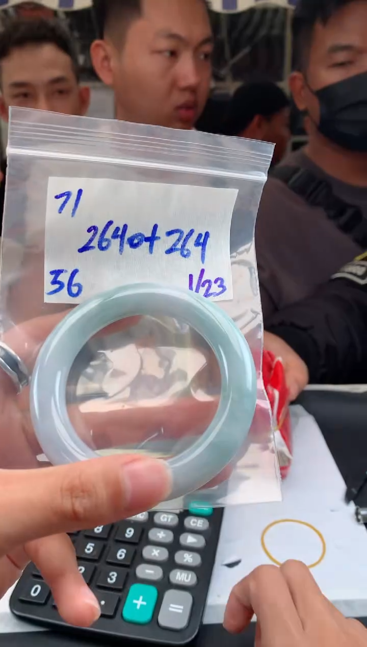 【闪购商品】定制翡翠未镶嵌71手镯毛货定制抛光多样性拍一发一