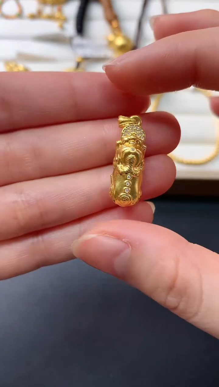 【闪购商品】定制足金吊坠(不含链)D53|1999.9