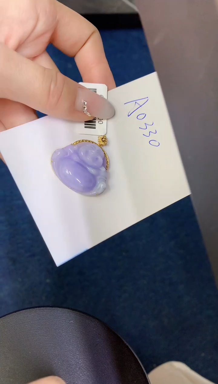 【闪购商品】翡翠颈饰18K金镶嵌00000000000