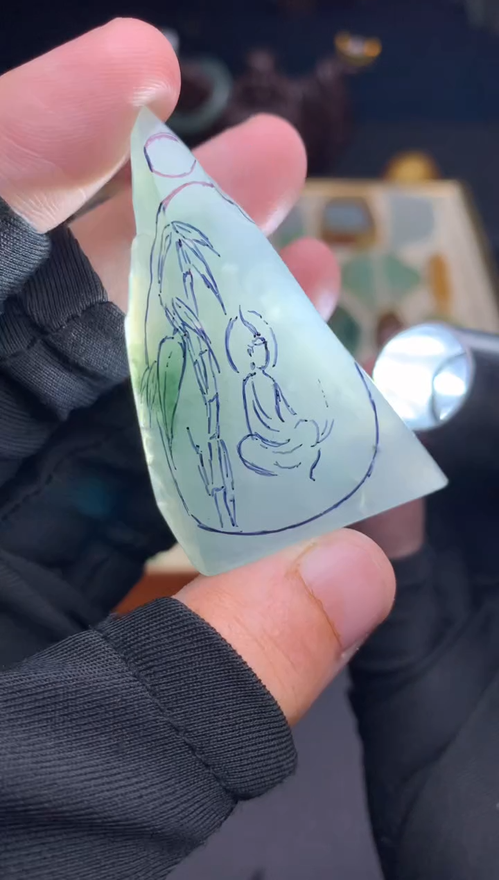 未镶嵌定制翡翠天然翡翠裸石（包工）
