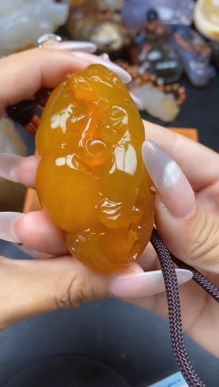 【闪购商品】玛瑙/玉髓颈饰未镶嵌ll