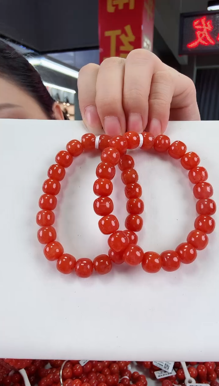 南红玛瑙滴水洞老型手串10+未镶嵌（多样式发其一）