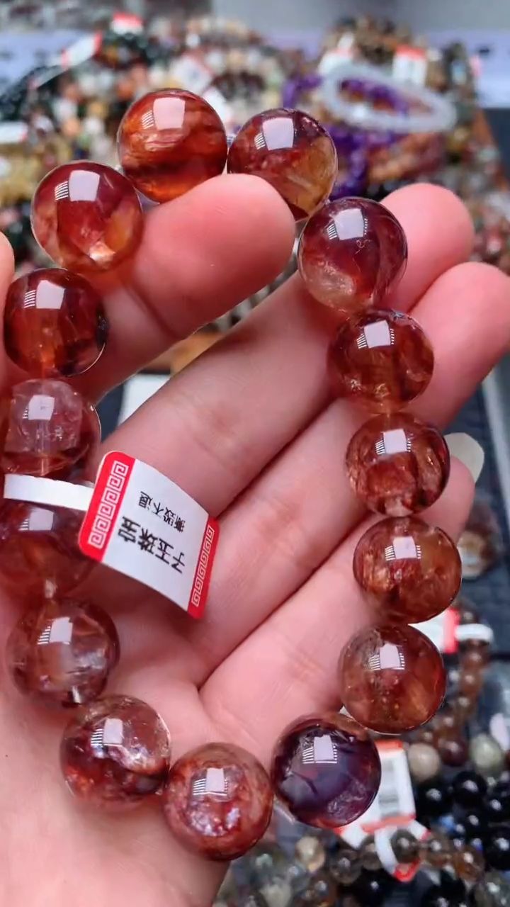 水晶手链银S925镶嵌163天然