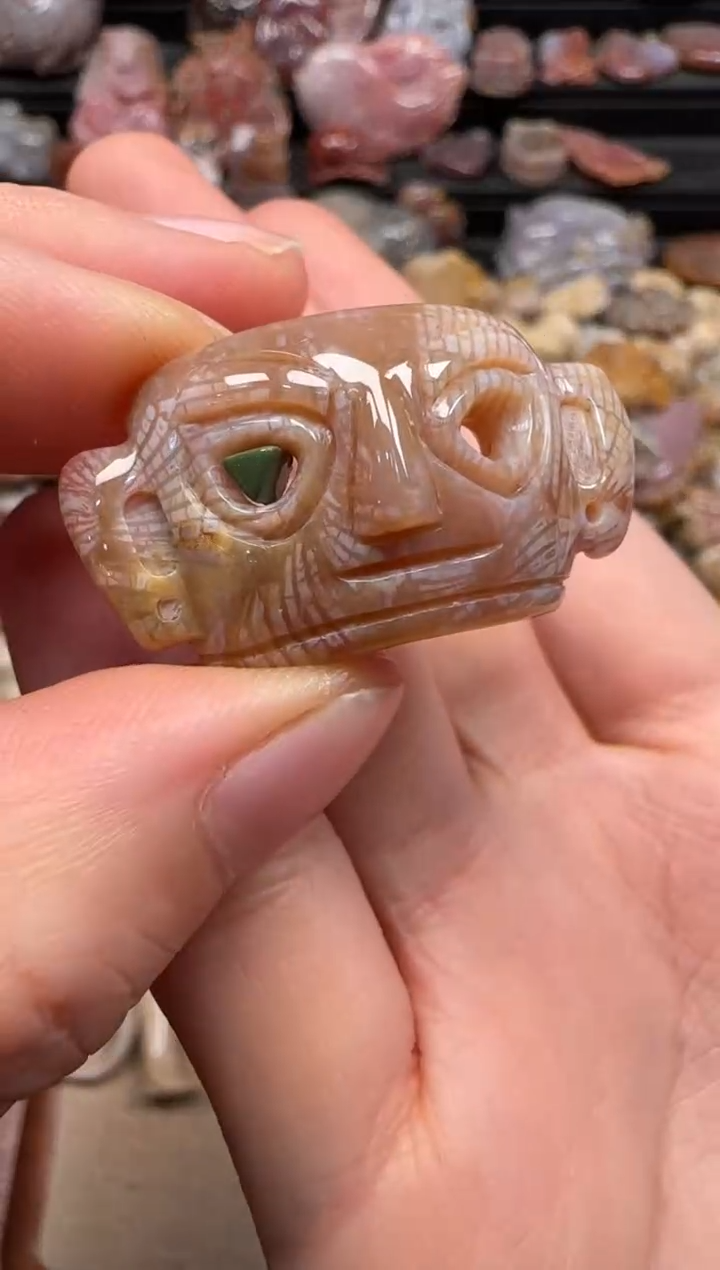 【闪购商品】硅化珊瑚（珊瑚玉）颈饰未镶嵌251