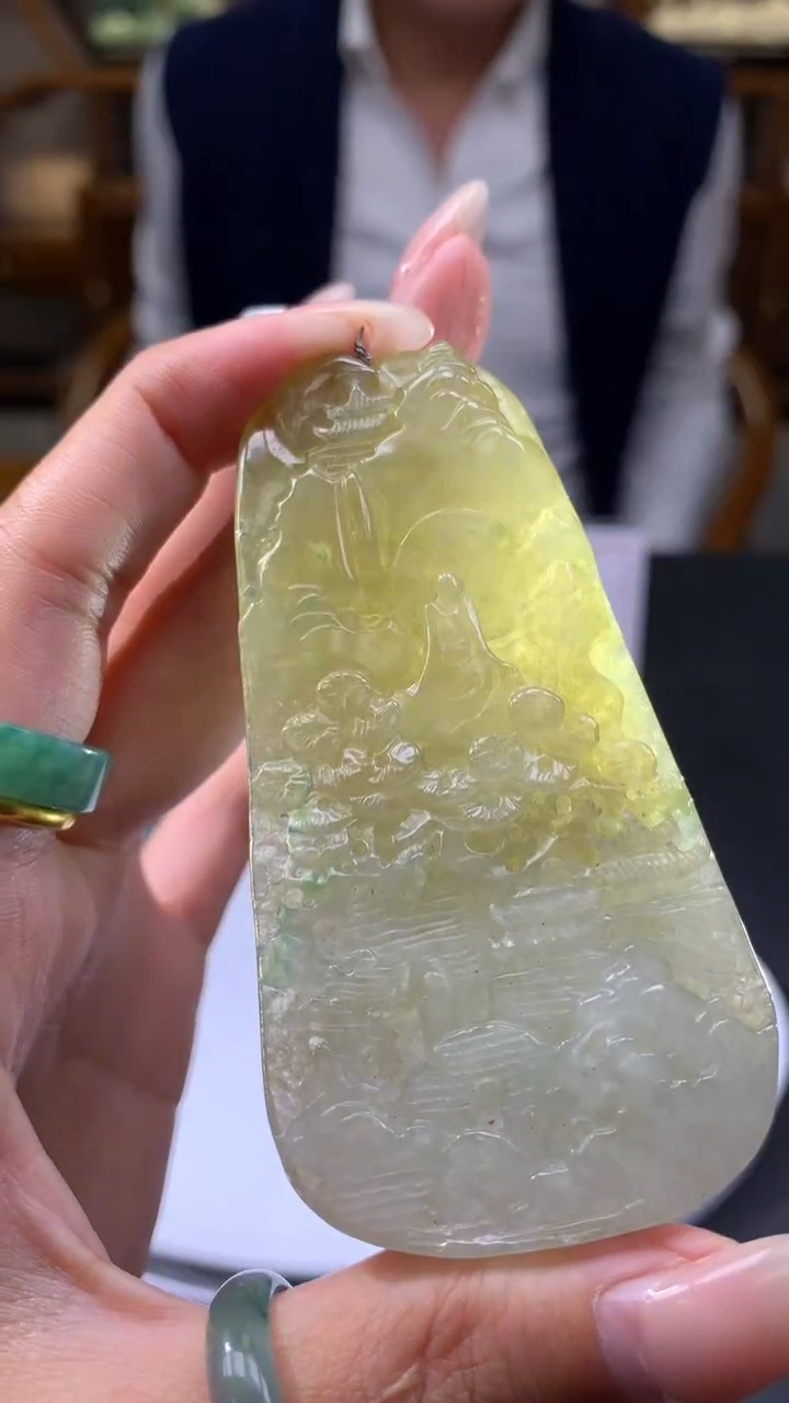 【闪购商品】定制翡翠未镶嵌不退不换CMH1件-A