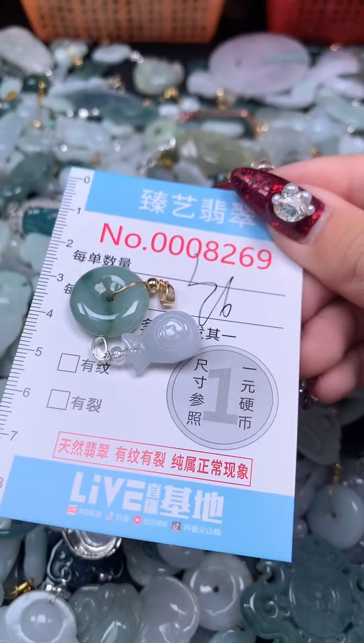 颈饰未镶嵌翡翠8269