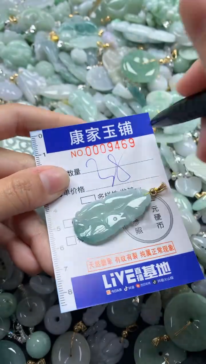 颈饰未镶嵌翡翠9469