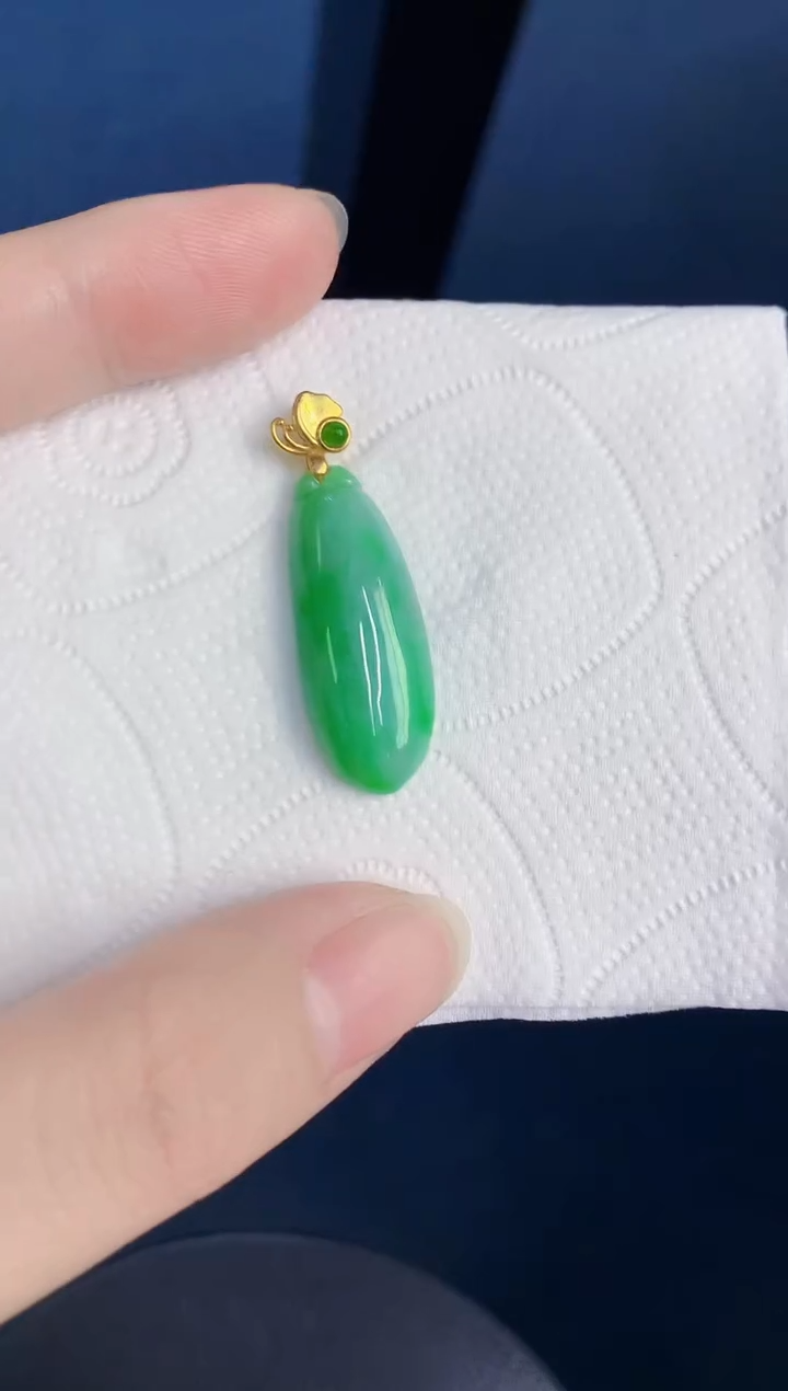 颈饰未镶嵌翡翠天然翡翠缅甸A货