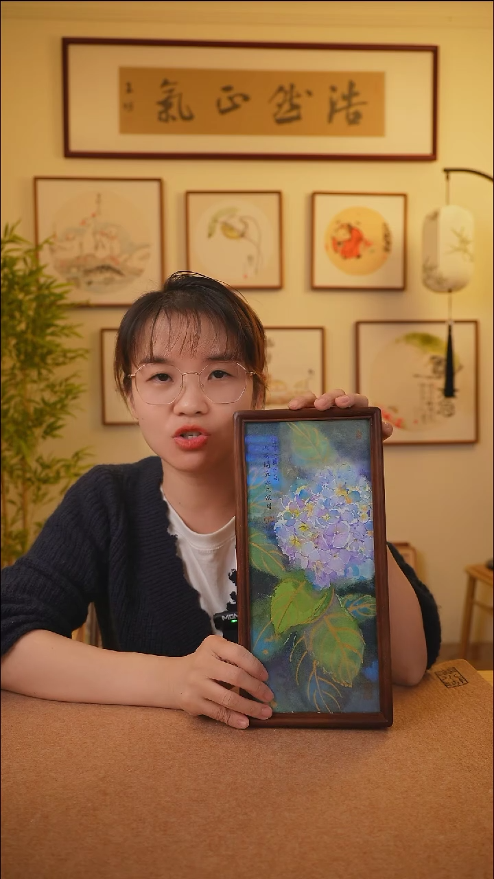 横款鹿鸣现代美术馆-岳倚竹老师作品