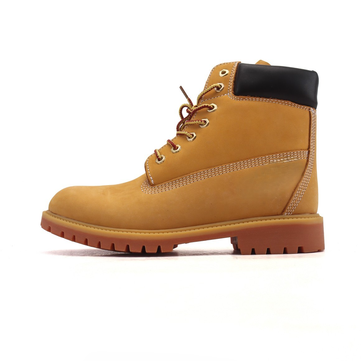 【莆田鼎级】一体注塑踢不烂大黄靴七孔经典款全牛皮户外工装鞋百搭