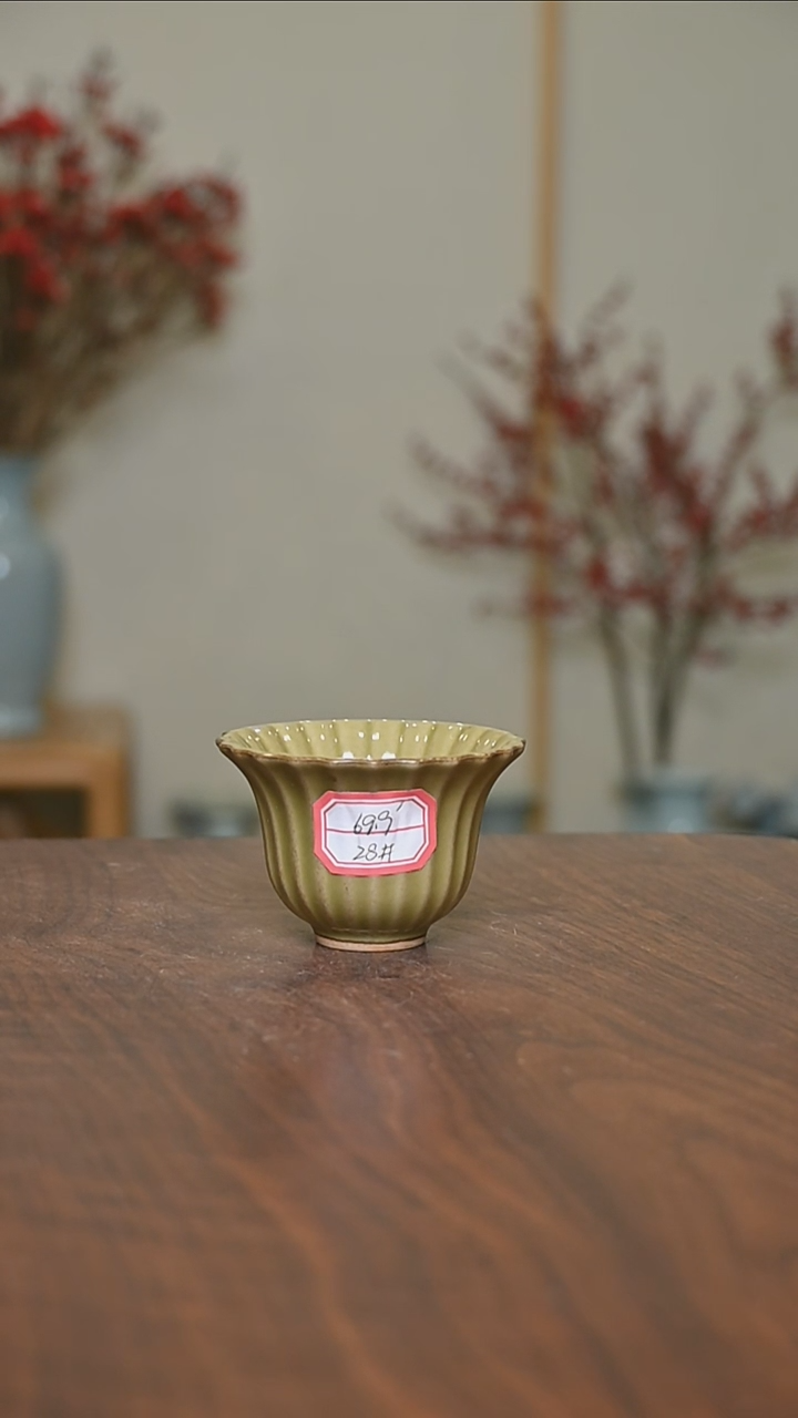 【闪购商品】其他28#隽杯 微瑕矿石釉 朱家款