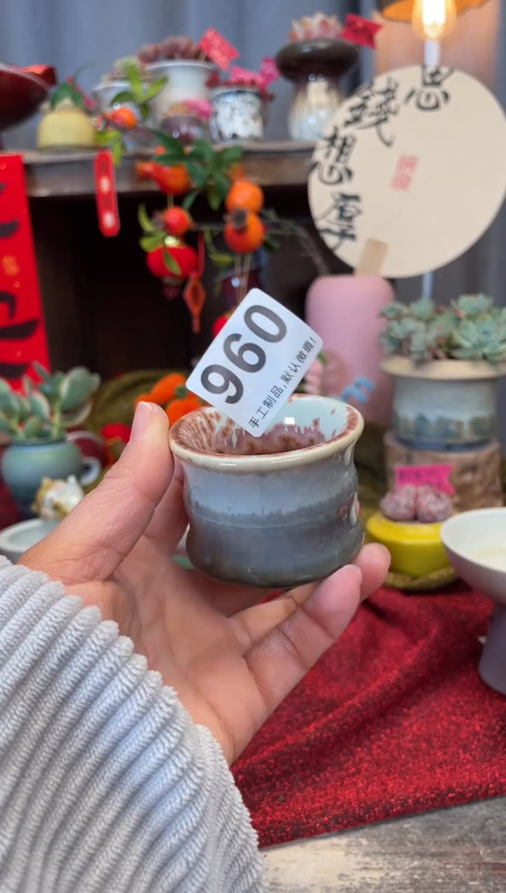 【闪购商品】摆件960知木小芳花盆