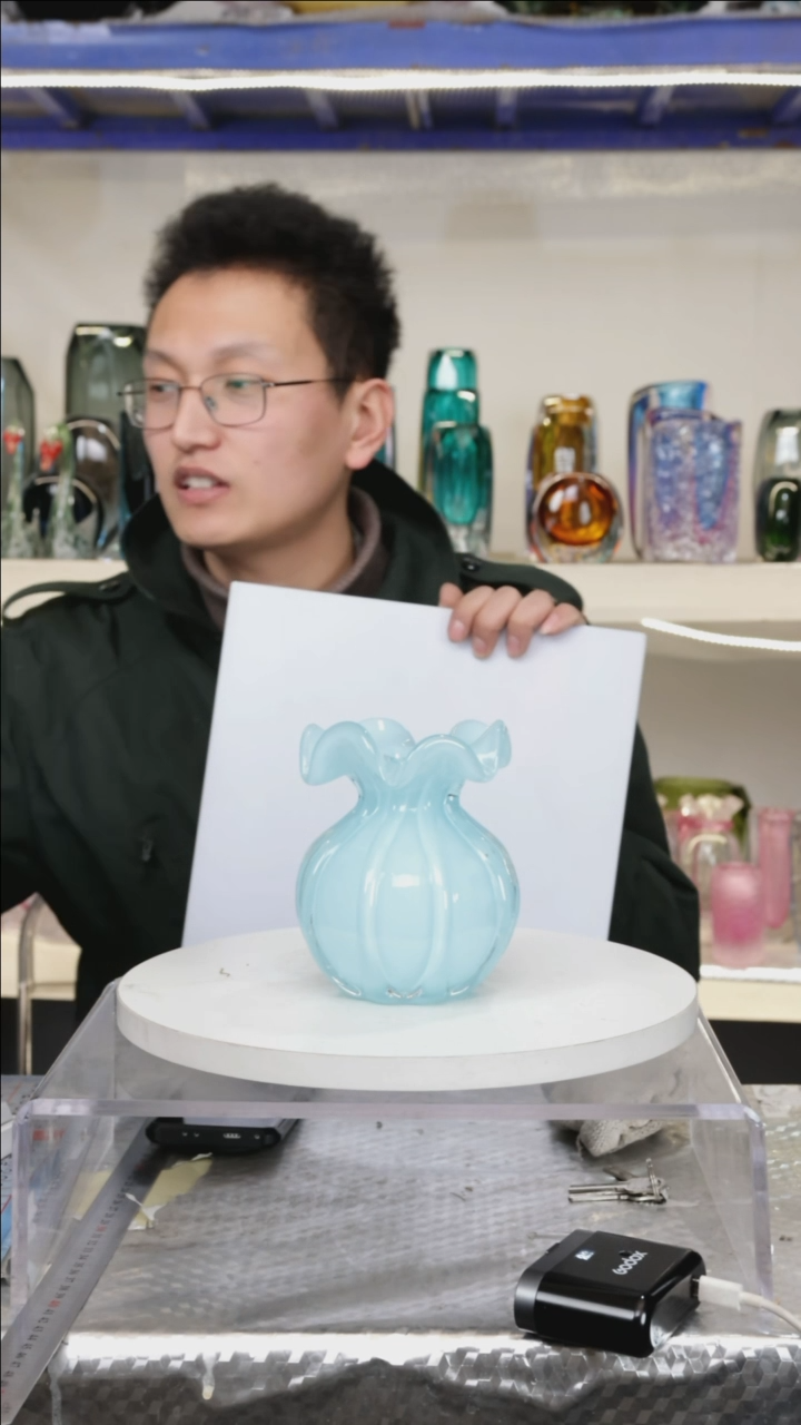 【闪购商品】琉璃【幻彩】高14精品琉璃正微瑕福利