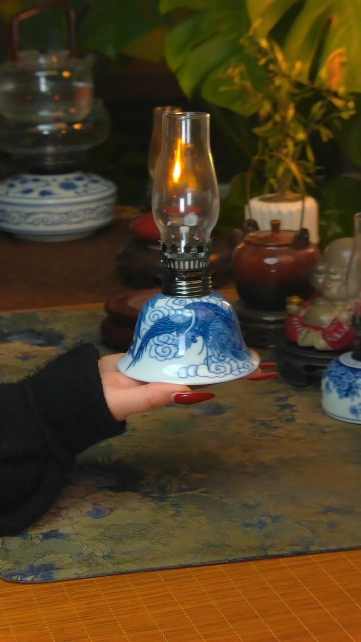 【闪购商品】景德镇陶瓷灯摆件