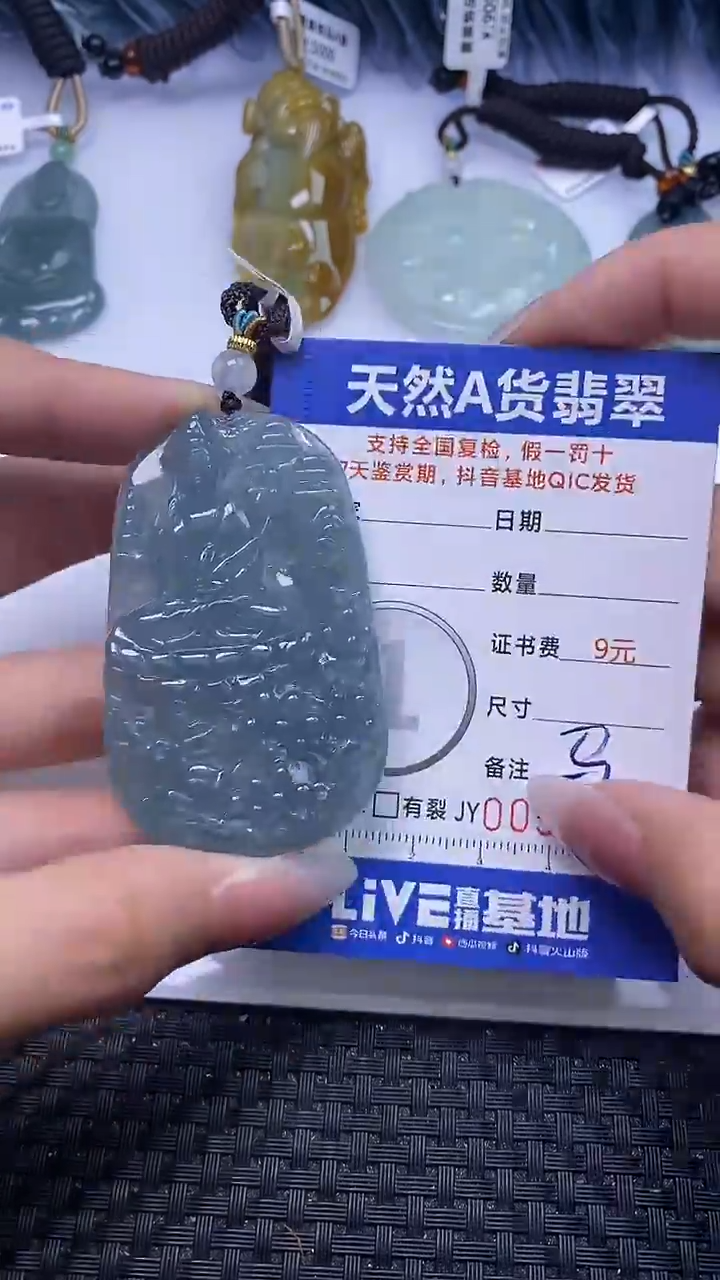 【闪购商品】翡翠颈饰未镶嵌A货翡翠6221