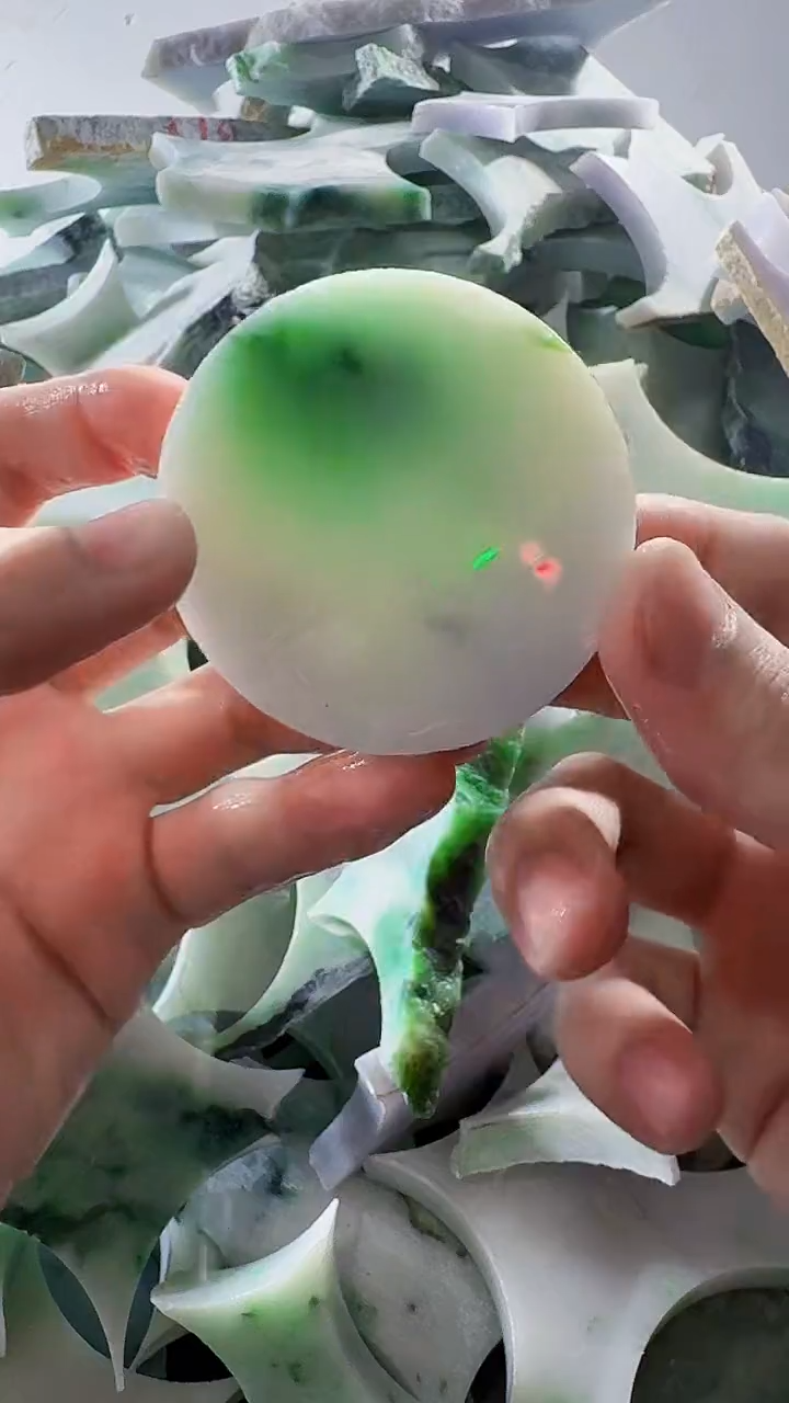裸石翡翠缅甸翡翠A货文2581