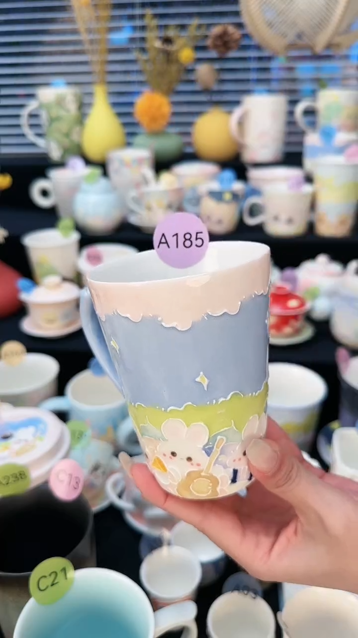 【闪购商品】摆件景德镇高温立体釉创意瓷