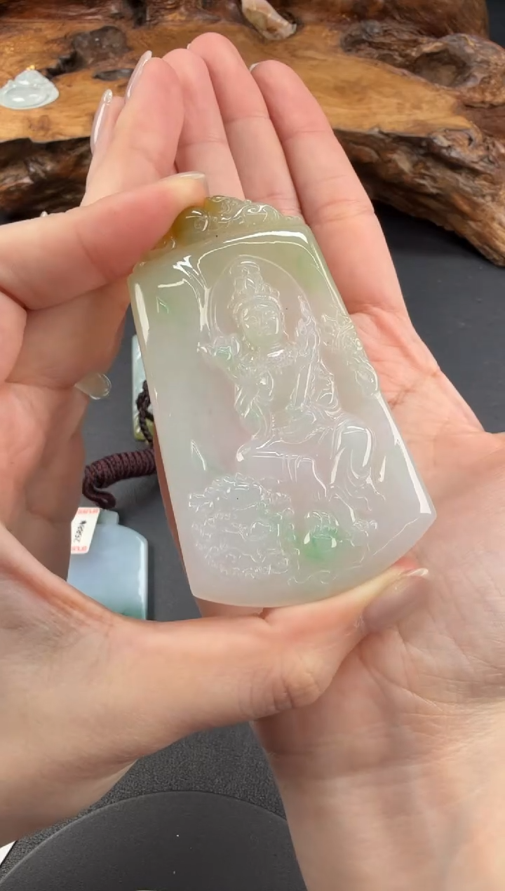 吊坠(不含链)未镶嵌翡翠翡翠饰品-217