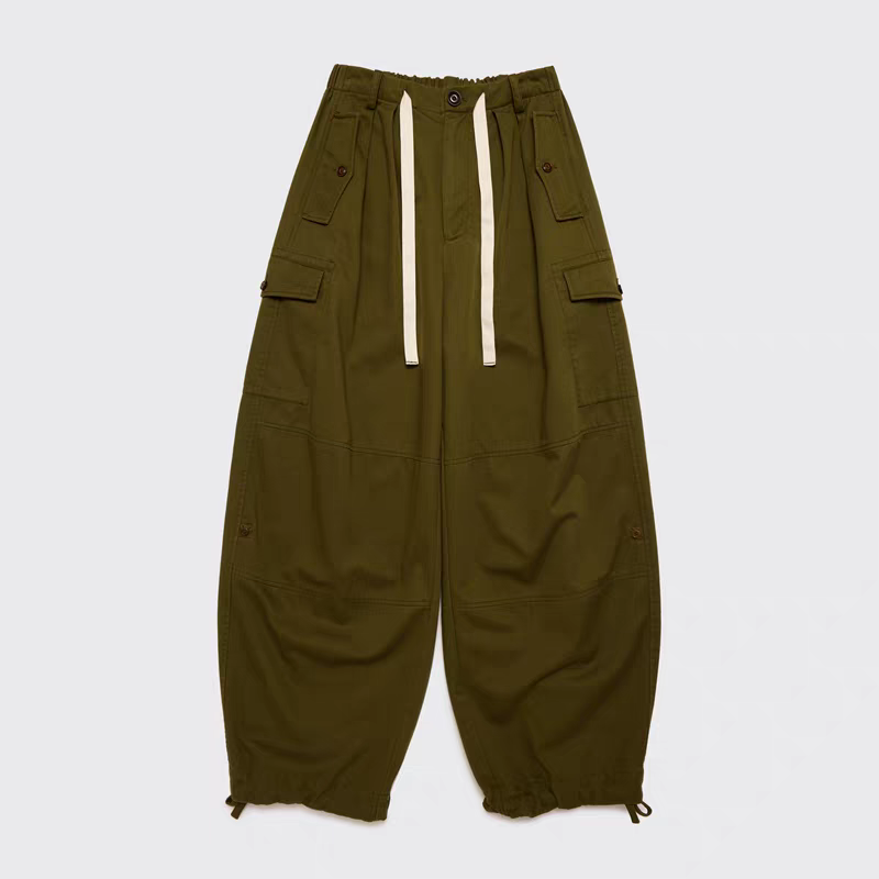 FAFAMOON2025秋宽松休闲工装长裤女