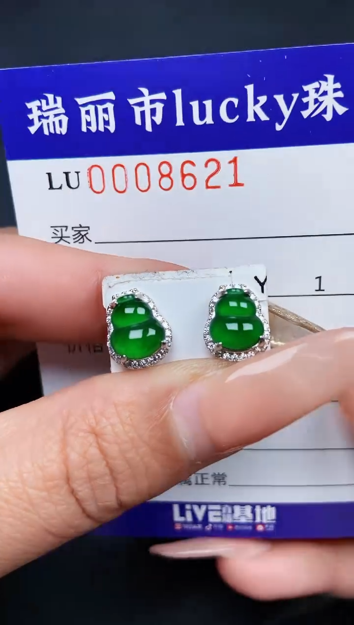 【闪购商品】翡翠颈饰银S925镶嵌8621