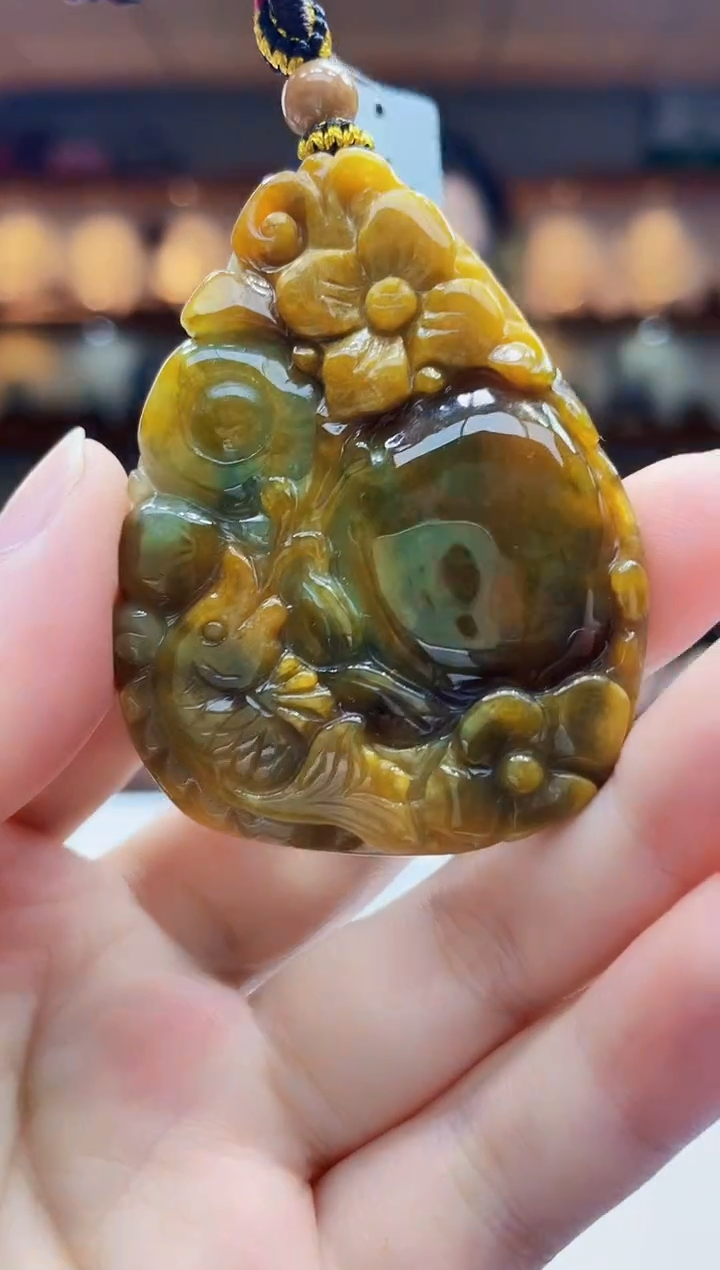 未镶嵌定制翡翠吊坠52