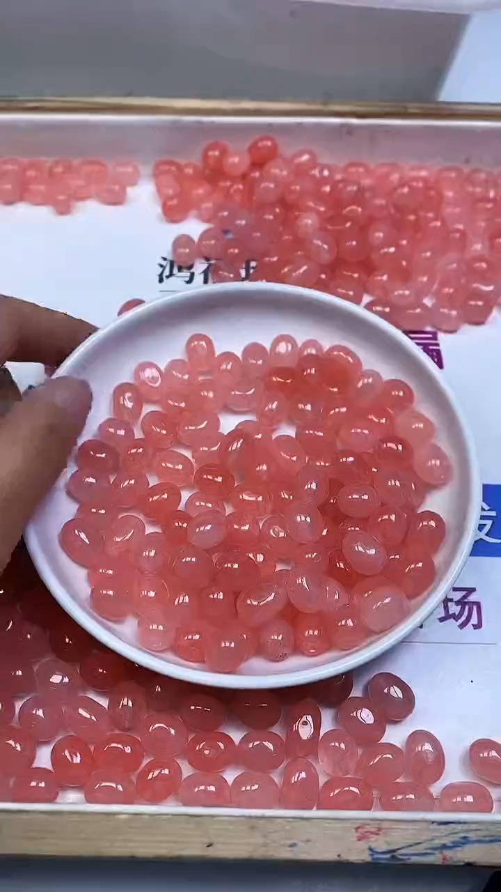 未镶嵌散珠碧玺E576 粉碧玺随型11*8mm20颗9.8元