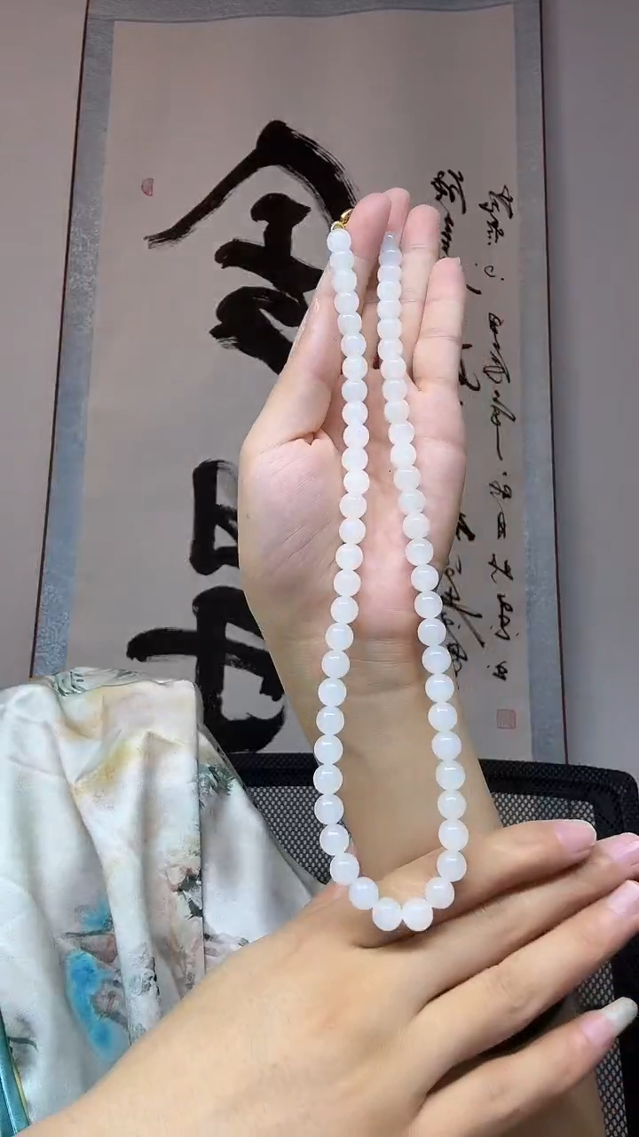 项链未镶嵌和田玉卡8