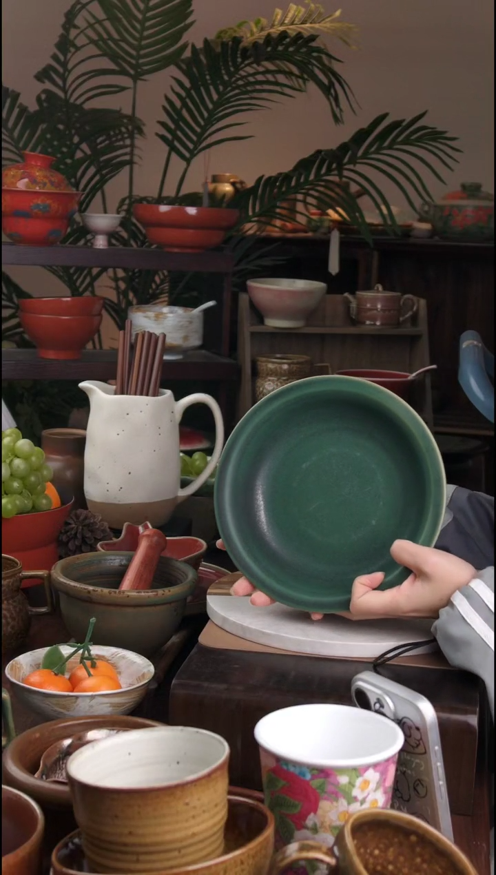 碗微瑕景德镇手工高温餐具1888