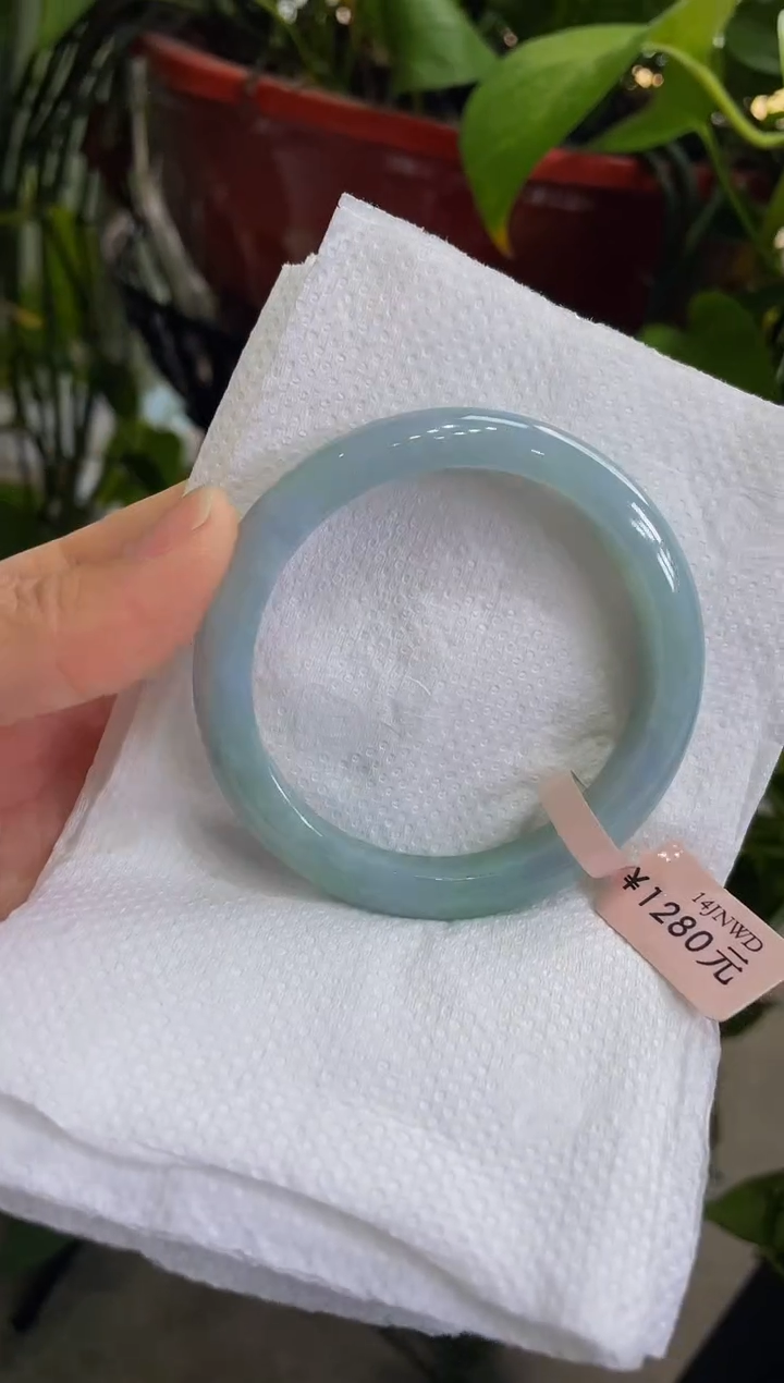 【闪购商品】翡翠手镯未镶嵌049手镯52.7