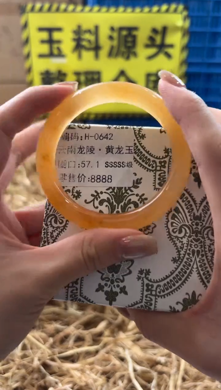 未镶嵌手镯石英质玉H-0642