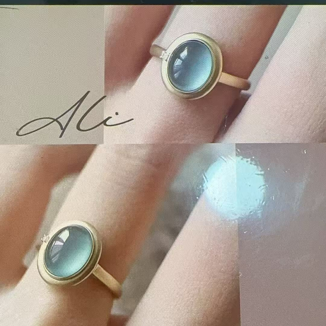 纯天然a货翡翠戒指