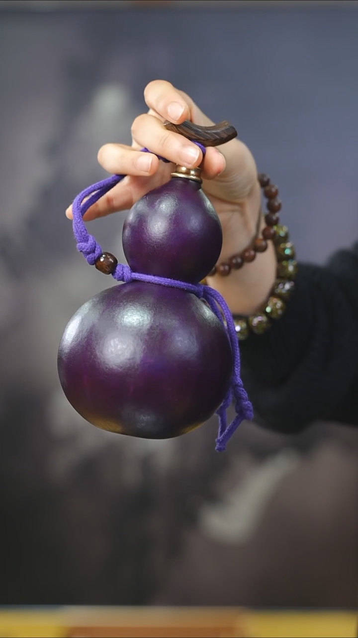 【闪购商品】XH286大漆酒葫芦不包手串及旋转底座