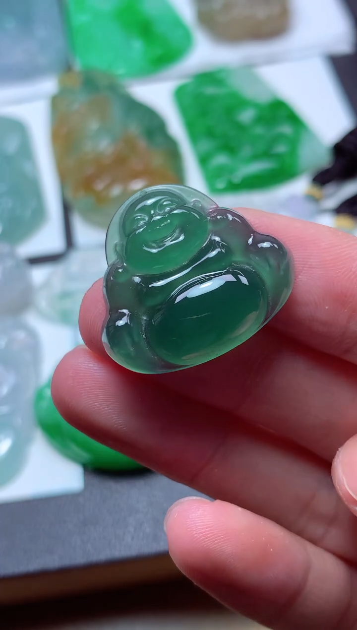 翡翠未镶嵌颈饰天然翡翠