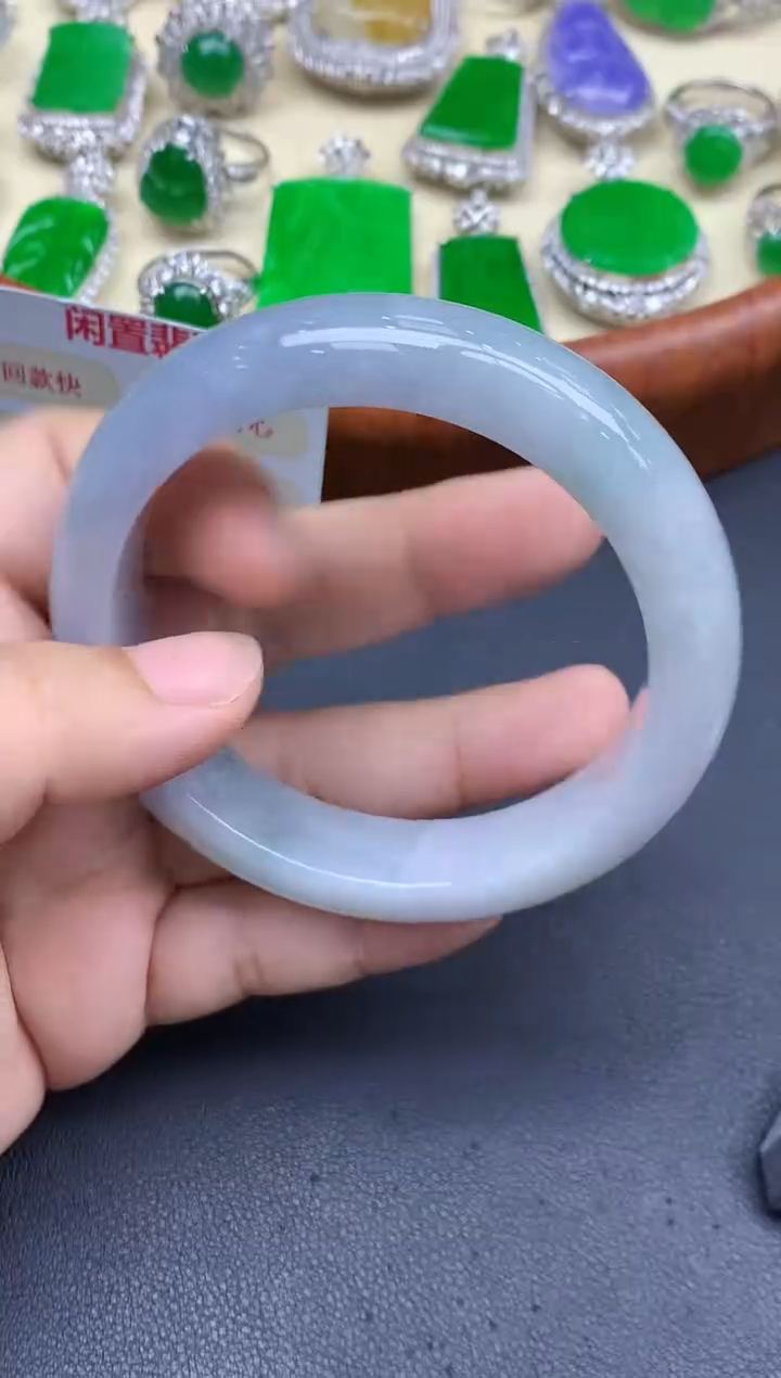 未镶嵌手镯翡翠477-中国好珍宝