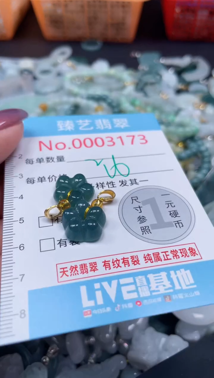 颈饰未镶嵌翡翠3173