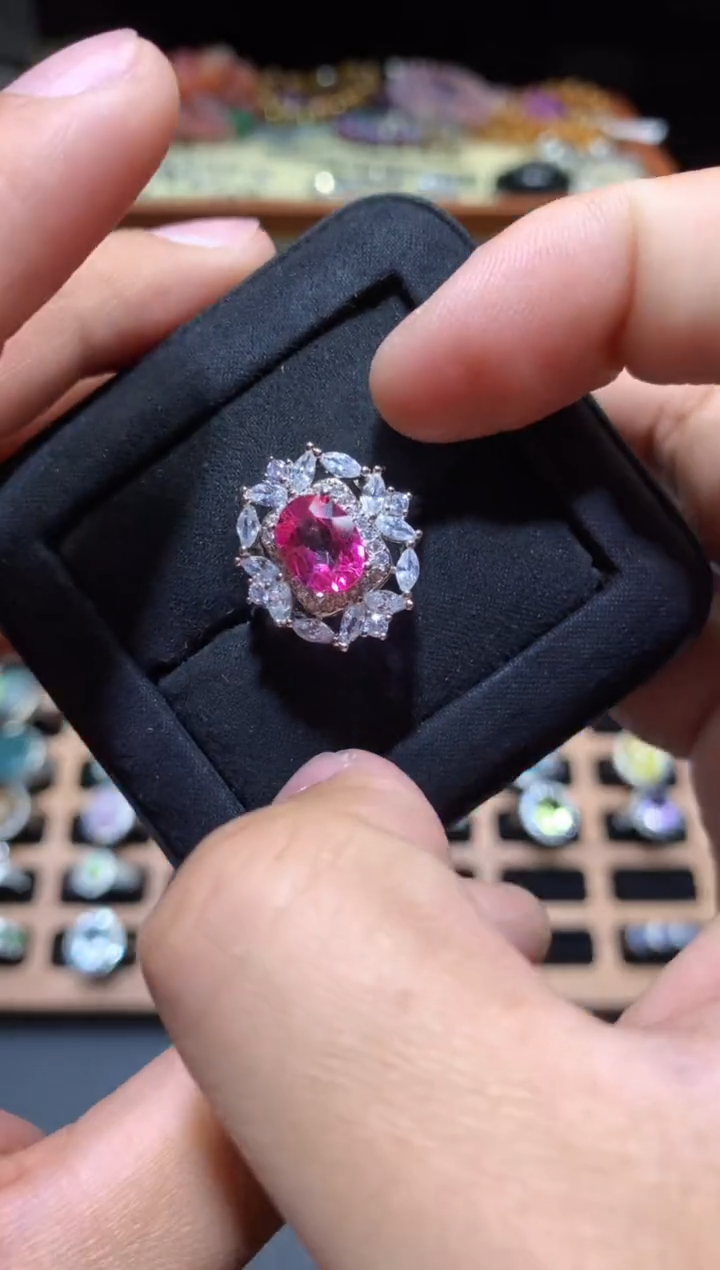 【闪购商品】托帕石戒指未镶嵌T78【多样性发其一】