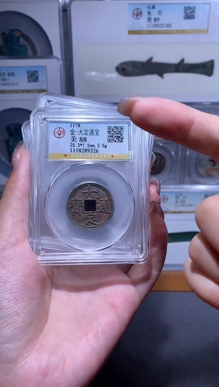 【闪购商品】铜品泉收藏  金大定通宝