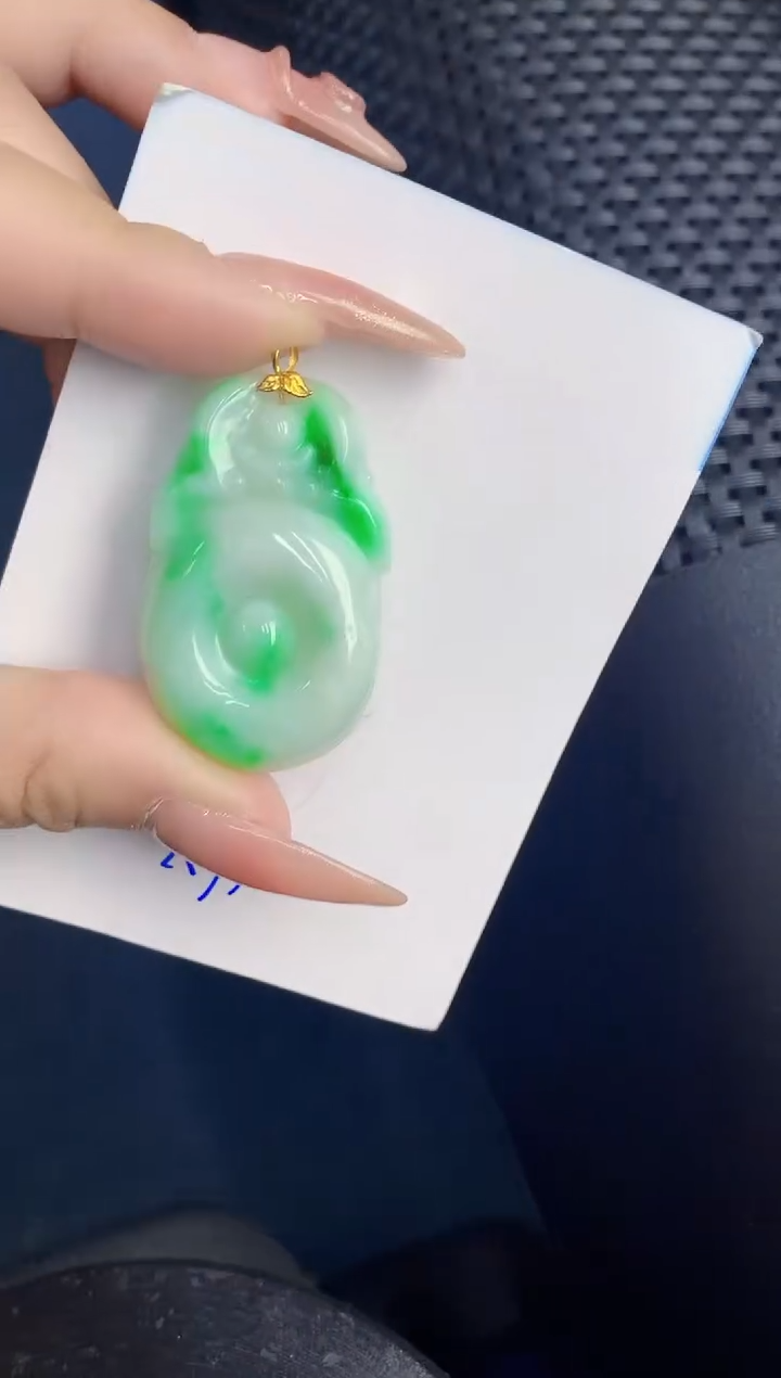 【闪购商品】翡翠颈饰18K金镶嵌000000000