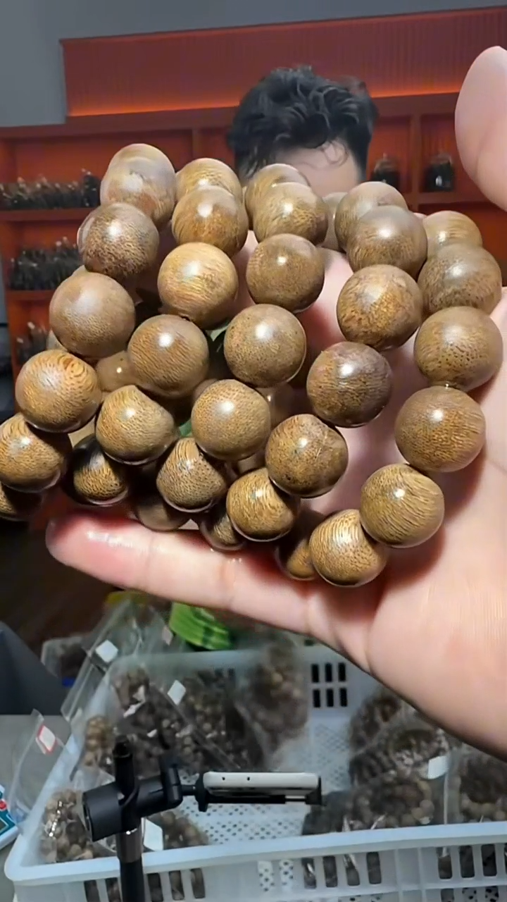 沉香手串130号单圈黄油阁多样性发一