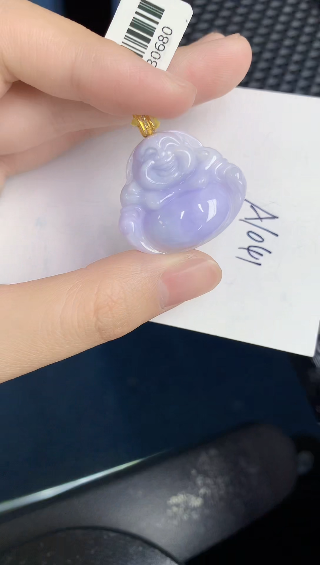 【闪购商品】翡翠颈饰18K金镶嵌0000000000