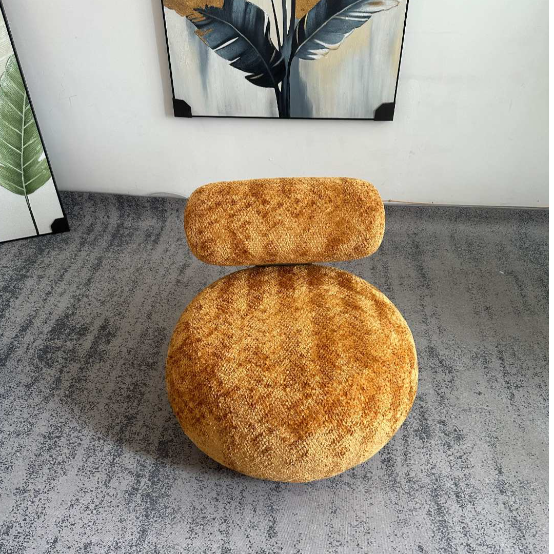 创意设计师意式极简旋转沙发中古风单人沙发椅罗奇堡Sphere休闲椅