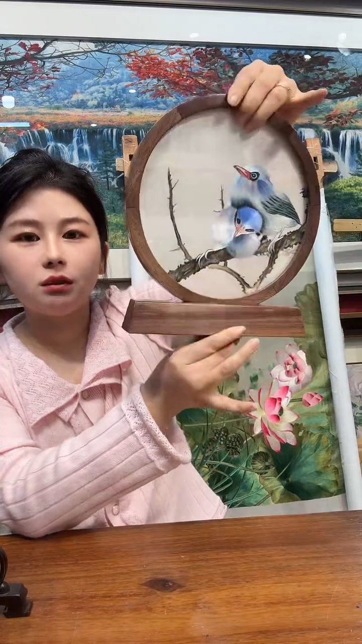 横款闵丹红刺绣工作室 精品手工苏绣双面绣