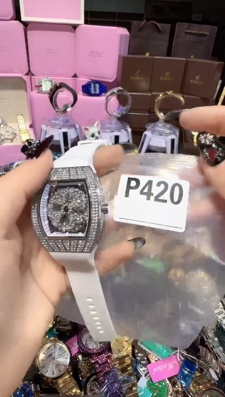 石英机芯不锈钢不锈钢直播定闪专用