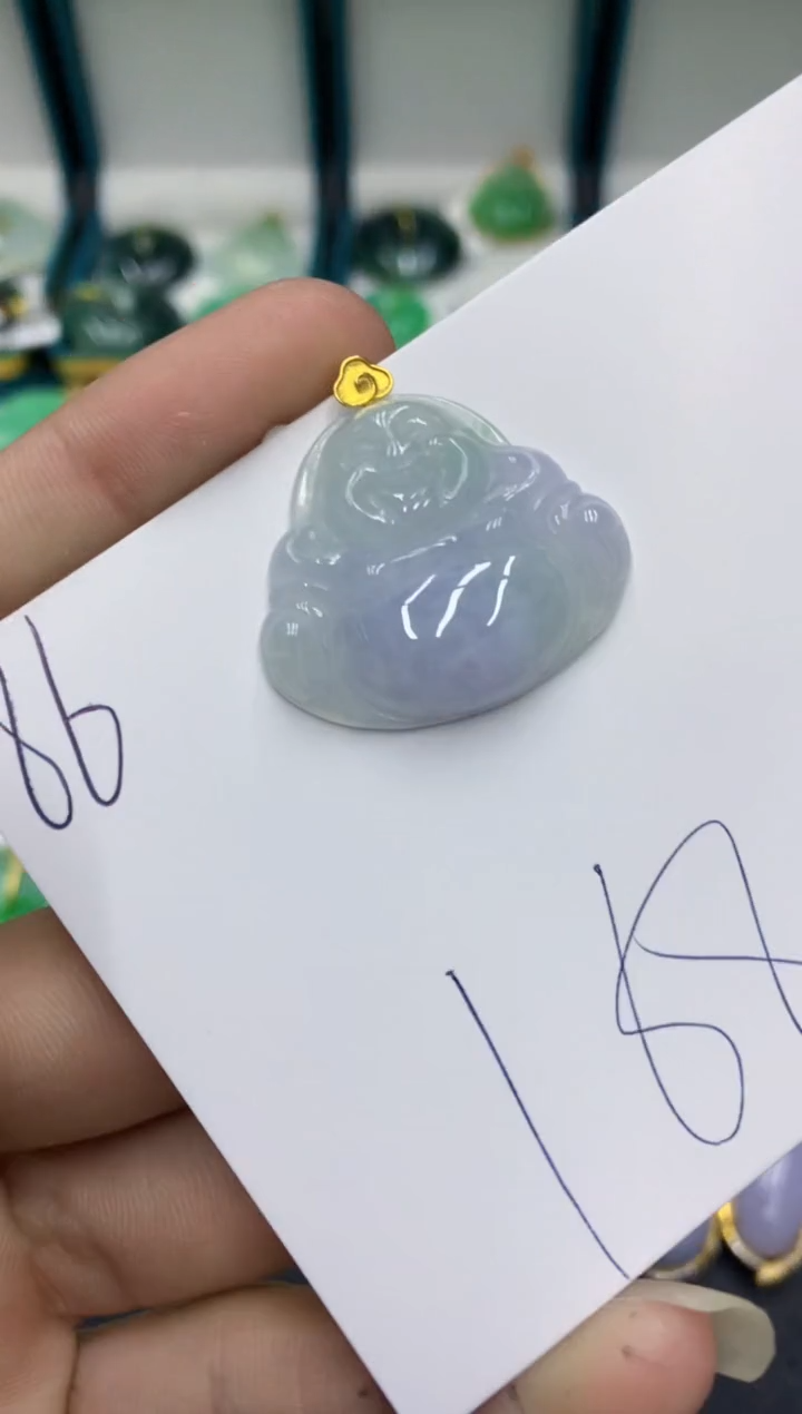 【闪购商品】翡翠颈饰18K金镶嵌翡翠