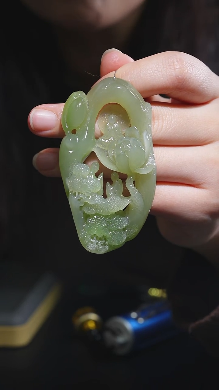 吊坠(不含链)未镶嵌和田玉JJD1229103多样性发一