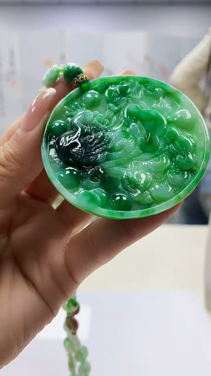 未镶嵌定制翡翠3495ty-毛货挂件28