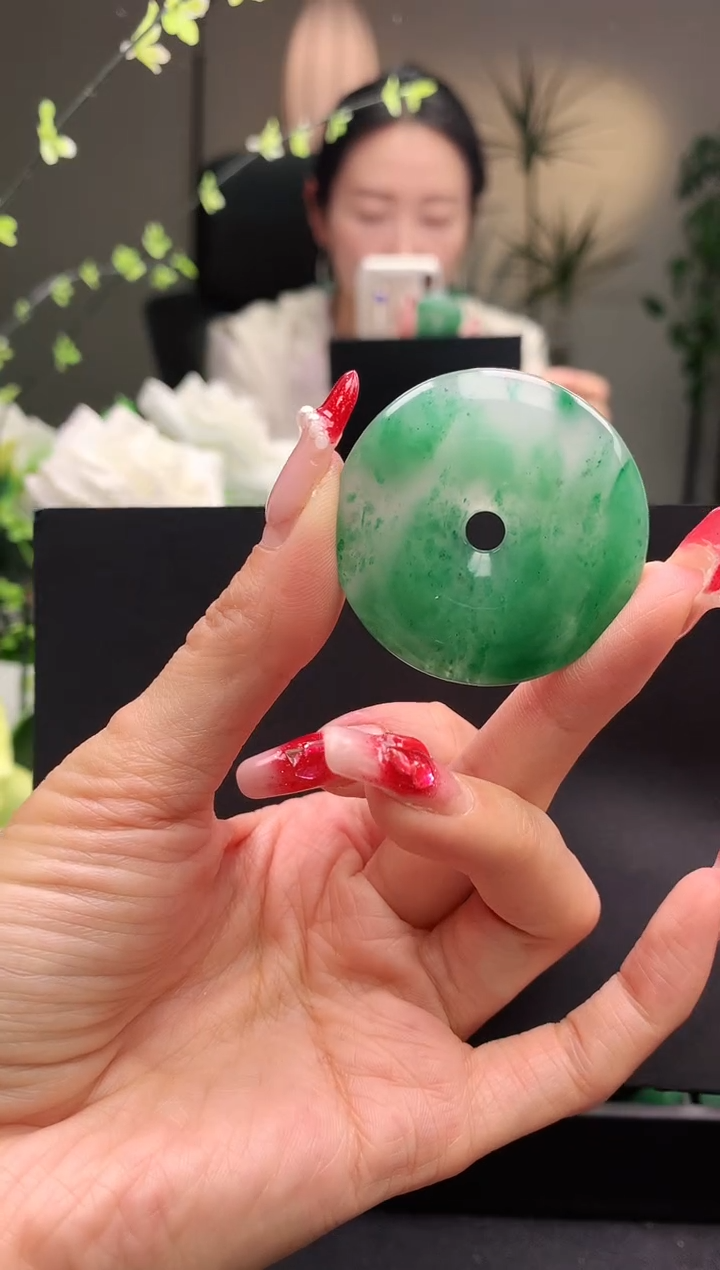 【闪购商品】石英质玉平安扣未镶嵌平安扣