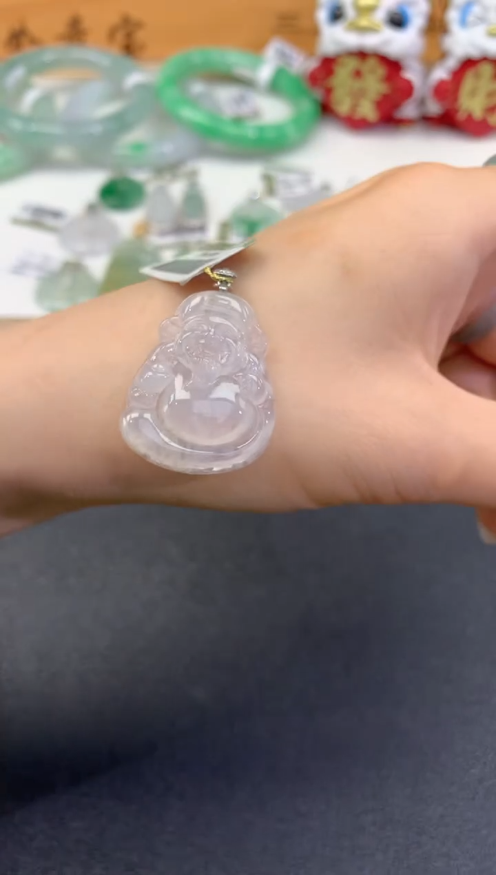 【闪购商品】翡翠颈饰18K金镶嵌