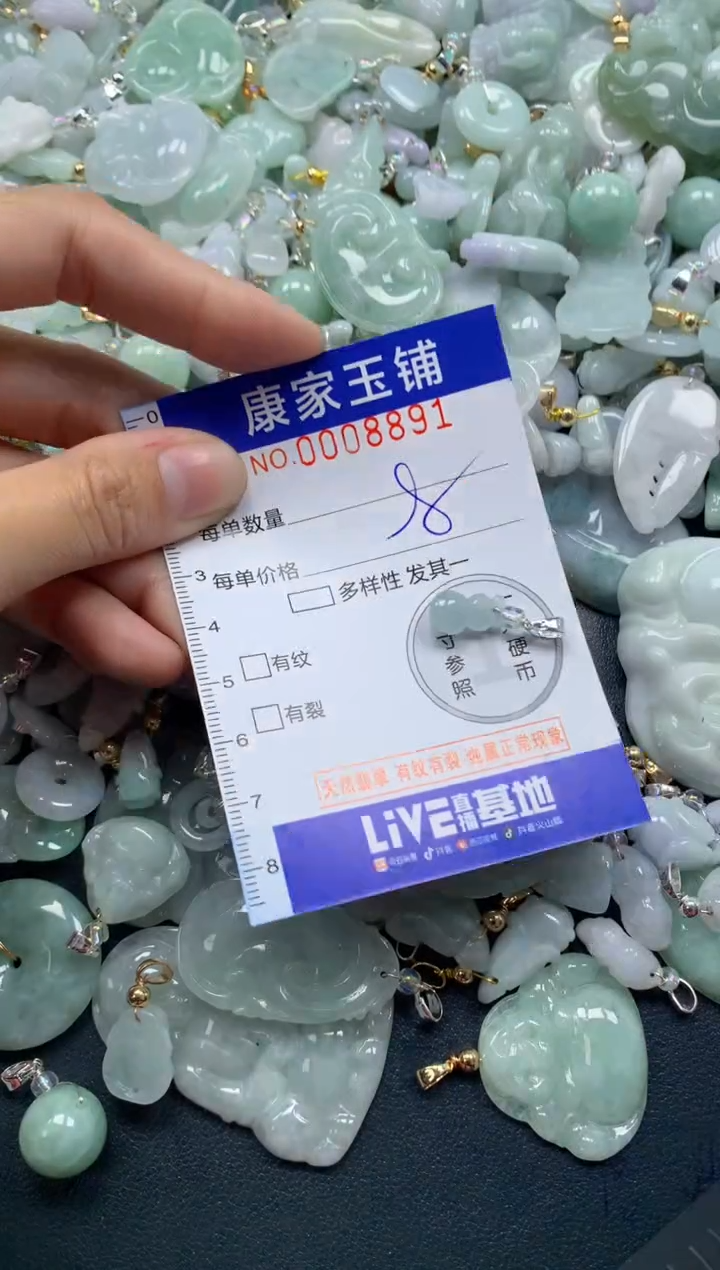 颈饰未镶嵌翡翠8891